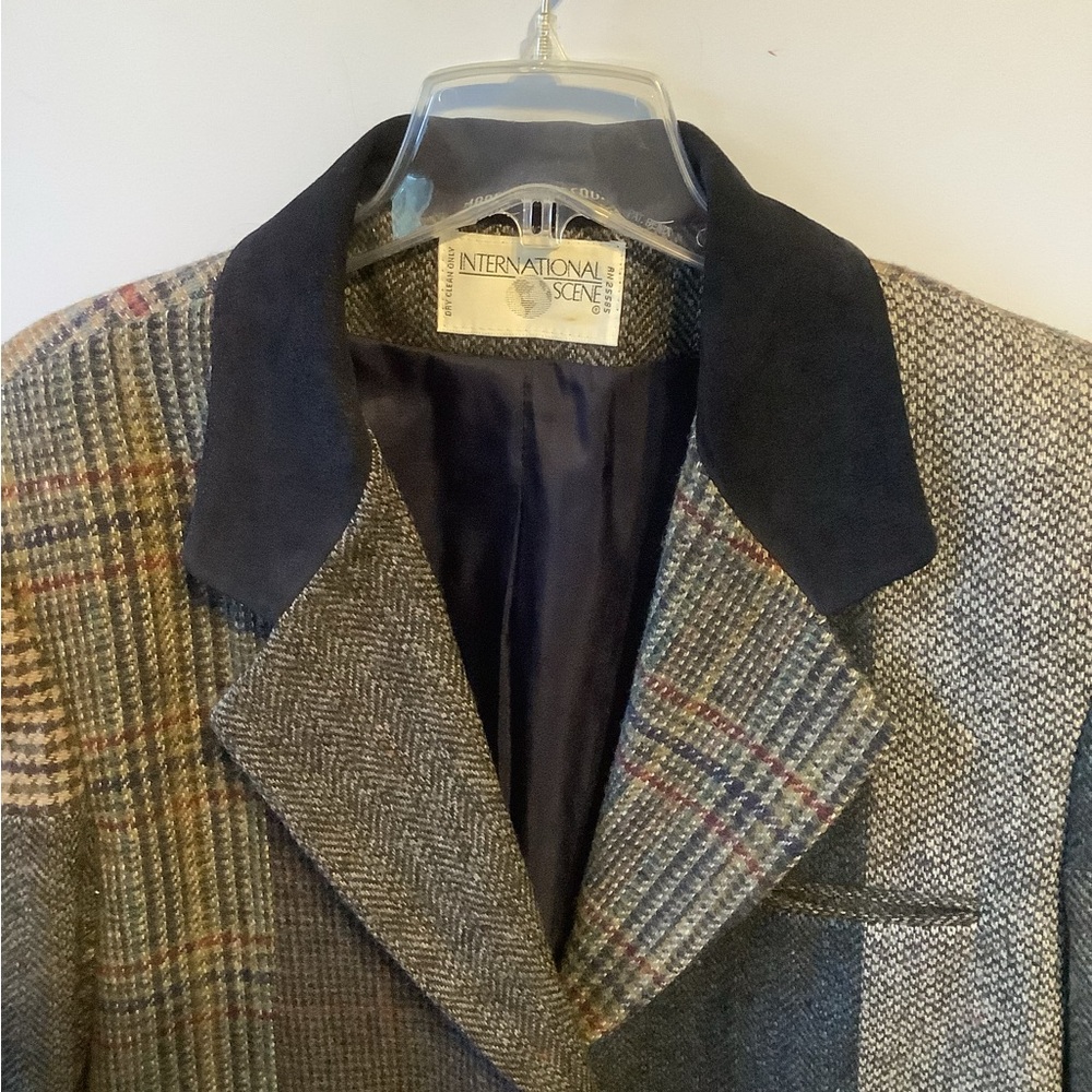 VTG Women's Iconic Patchwork Wool Blazer - image 2